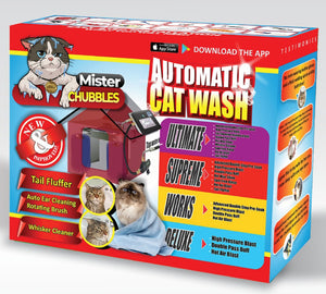 Mr. Chubbles Auto Cat Wash! Prank Gift Box - Prank Gifts Inc