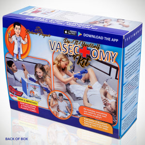 Prank Gift Boxes, Inc. DIY at-Home Vasectomy Kiit Prank Gift Box  Gag Box for Fun Present Giving! Includes a Free Water-proof Blotto Drinking Game