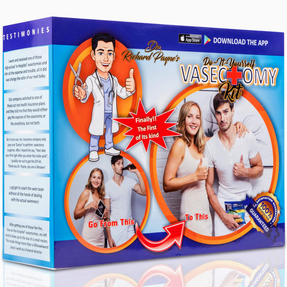 DIY Vasectomy prank gift box - prank-gifts-inc